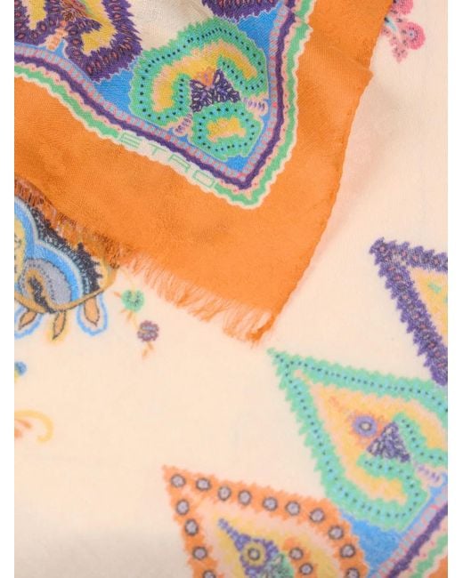 Etro Natural Scarfs