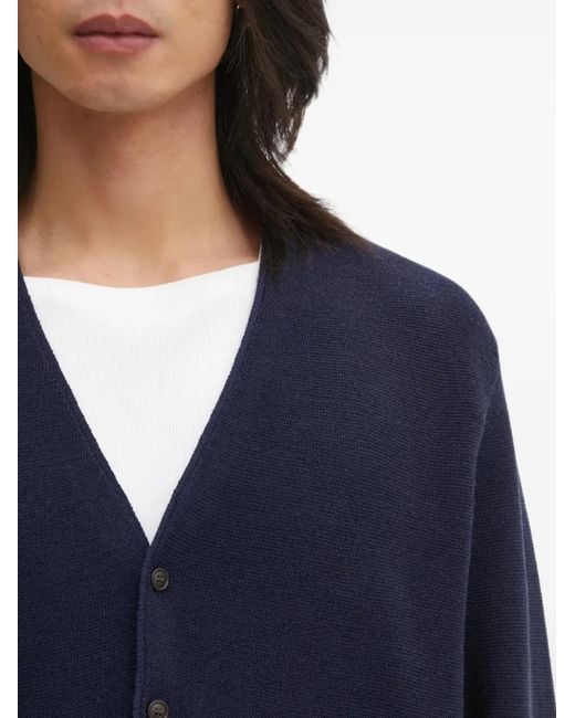 Visvim Blue Selmer Patch-Pocket Cardigan for men