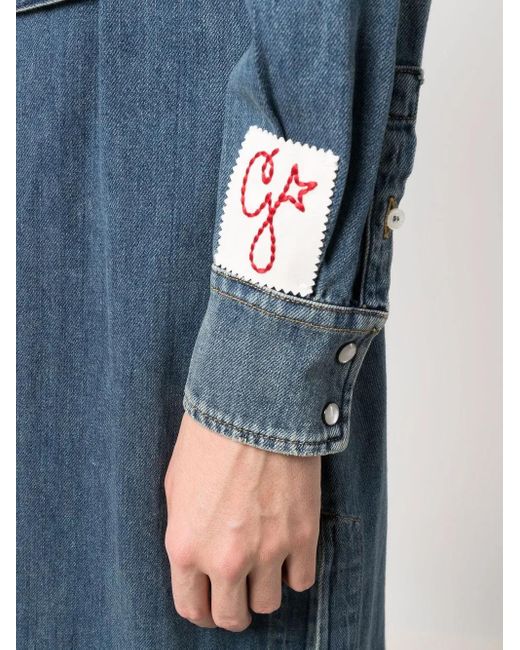 Golden Goose Deluxe Brand Blue Shirt Dress