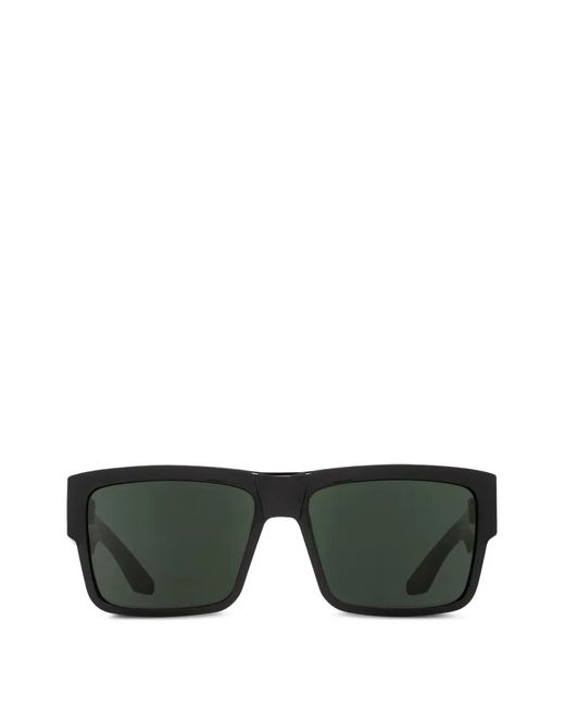 Spy Green Cyrus Square-Frame Sunglasses