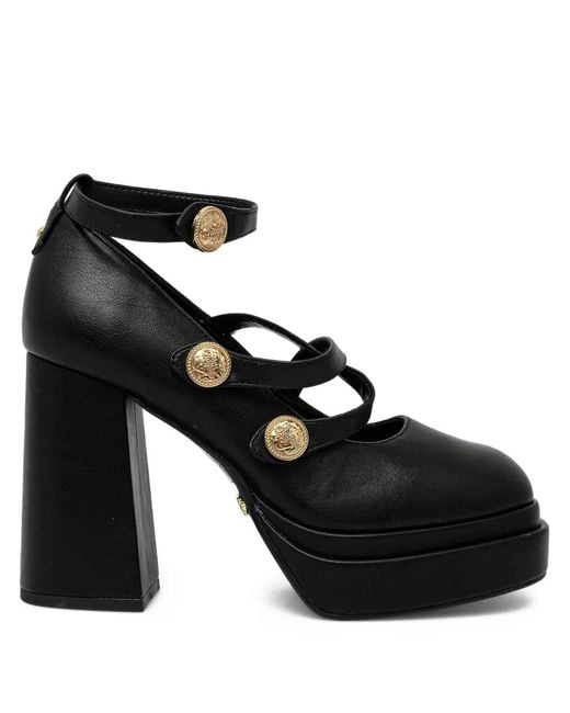 Buffalo Black Escarpins May Mary 110 Mm À Plateforme