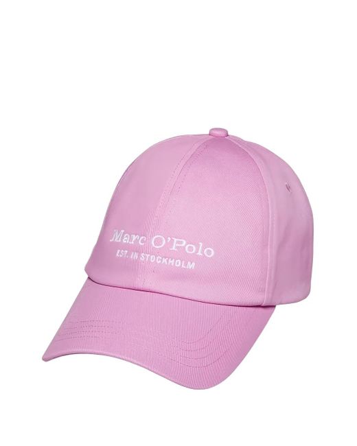 Marc O' Polo Pink Logo-Embroidered Baseball Cap