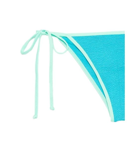 Bondeye Blue Crinkle-Effect Bikini