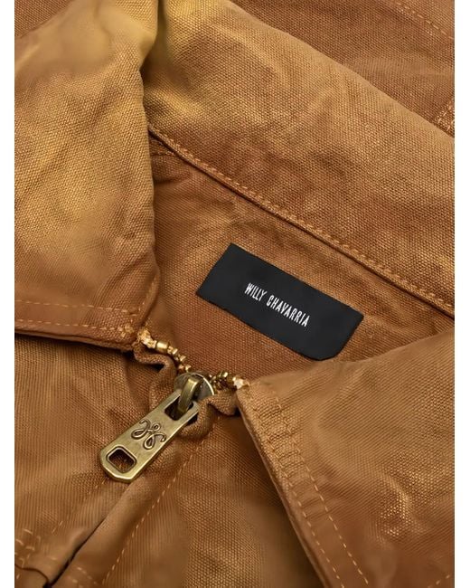Willy Chavarria Brown Stockton Jacket for men