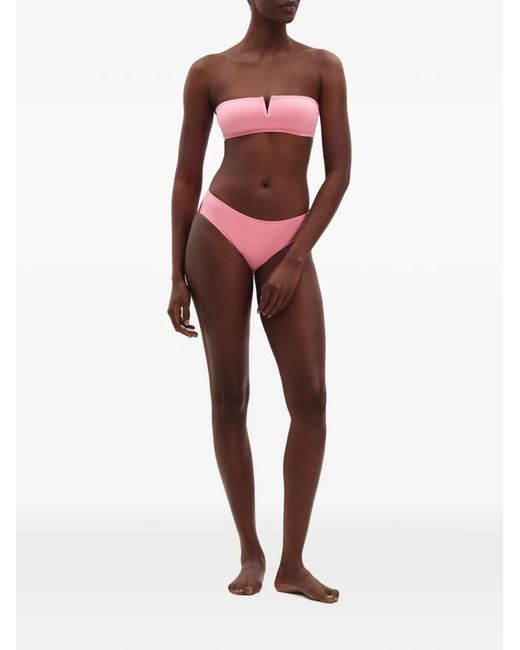 Eres Pink Arcade Bandeau Bikini Top