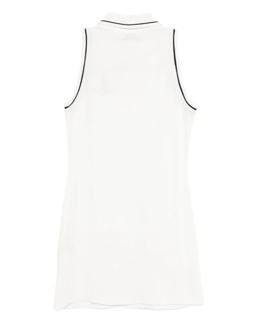 Sporty & Rich White Vendome Pique Dress