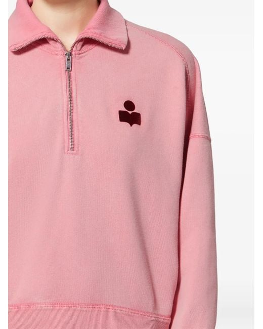 Isabel Marant Pink Ross Cotton Sweatshirt