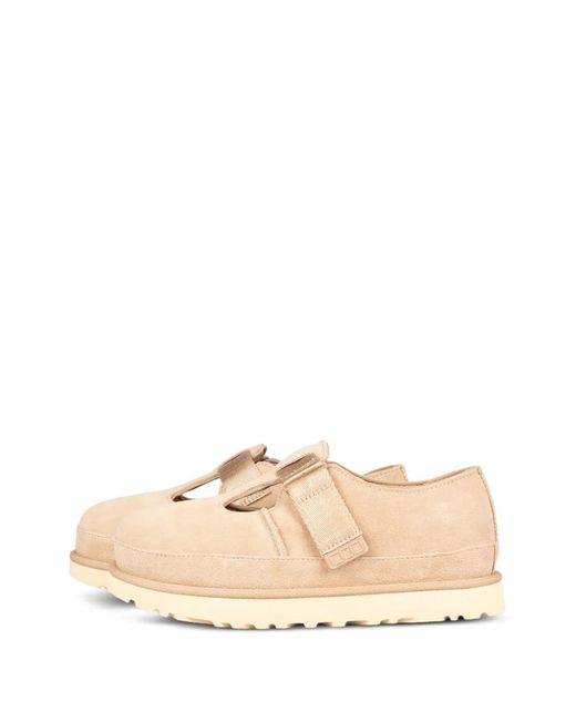 Ugg Natural Goldenstar Suede Ballet Flat
