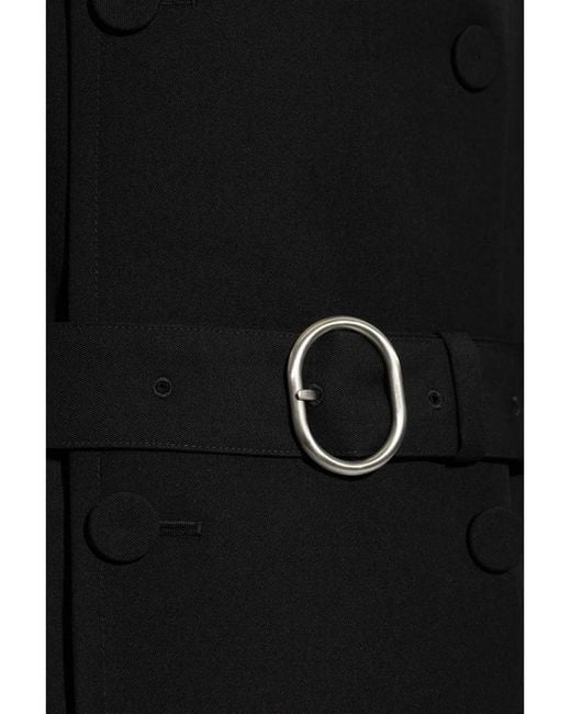 Jil Sander Wollen Jas in het Black voor heren