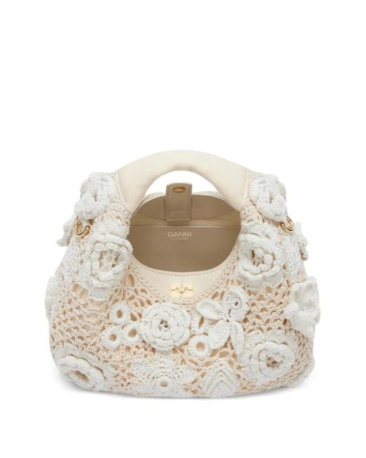 Ganni Natural Mini Shoulder Bag