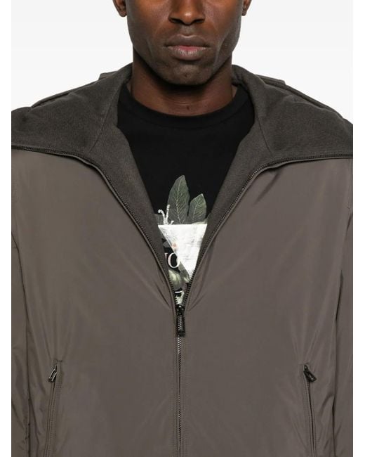 Emporio Armani Gray Wool Blend Frame T-Shirt for men