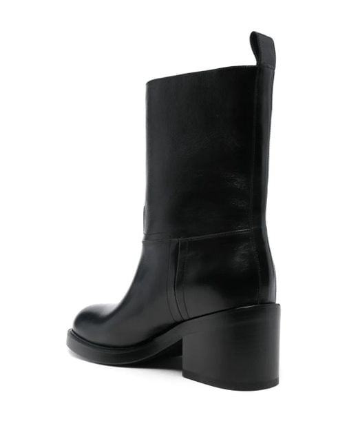 Bally Black 65Mm Leather Boots