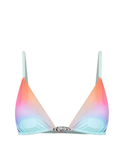 Casablanca Blue Gradient Bikini Top