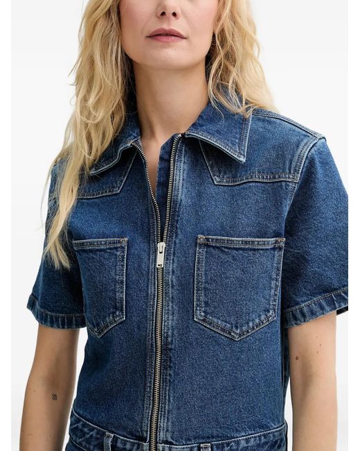 Filippa K Blue Denim Jumpsuit