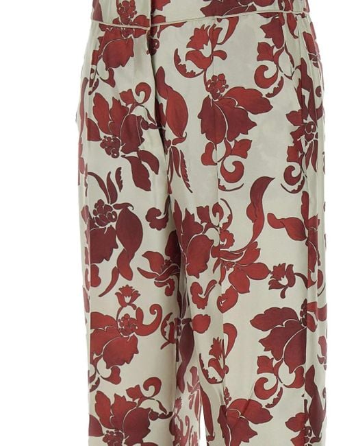 Max Mara Natural Hose Aus Seide