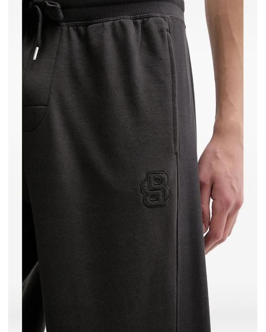 Boss Trainingsbroek Met Trekkoord in het Black voor heren