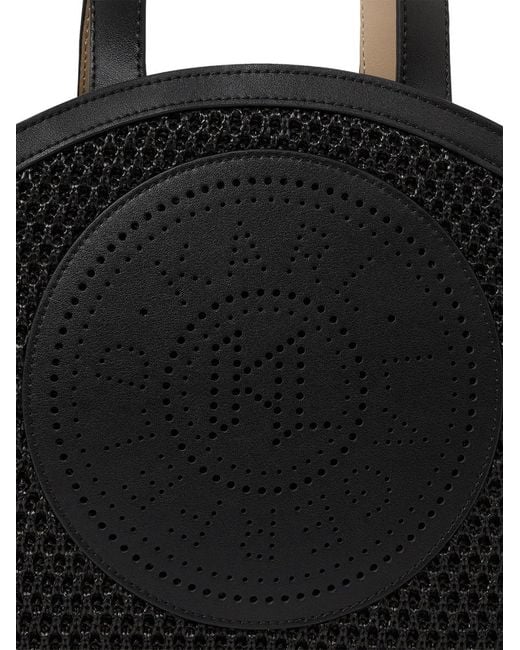 Karl Lagerfeld Black Small K/Circle Tote Bag