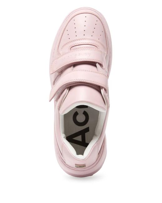 Acne Pink Platform Sneakers