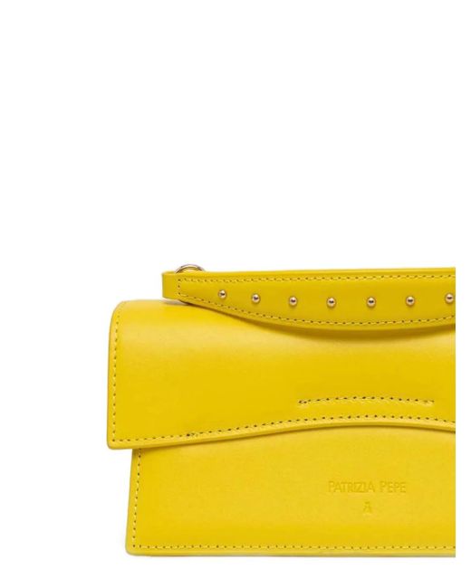 Patrizia Pepe チェーントリム ショルダーバッグ Yellow