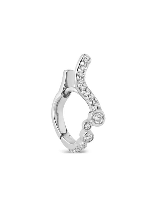 Maria Black White 14K Recycled Versailles Lab-Grown Diamonds Earring
