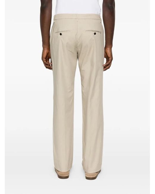 Dondup White Straight-Leg Trousers for men