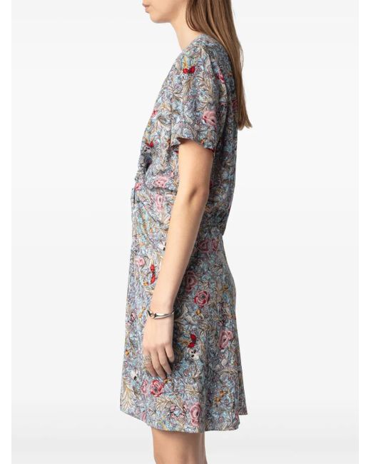 Robe Rozom À Coupe Courte Zadig & Voltaire en coloris Gray
