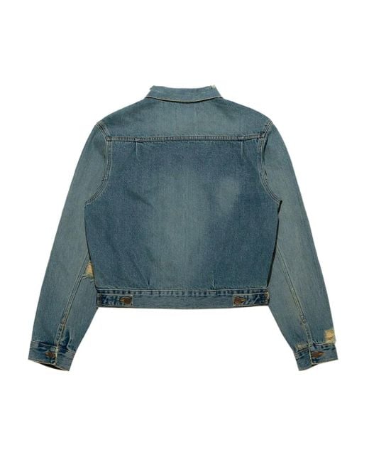 Mainless Gerafeld Denim Jack in het Blue
