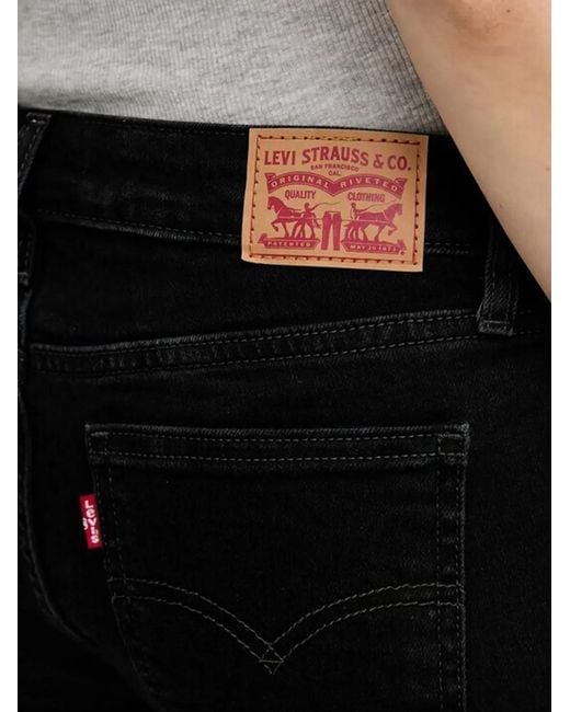 Levi's Black Superlow Bootcut Jeans