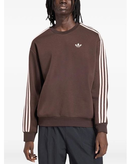 Pull Adicolor 3-Stripes Adidas pour homme en coloris Brown