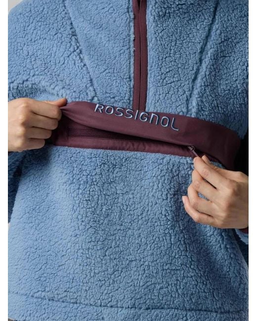Rossignol Blue Alltrack Half-Zip Fleece Jacket