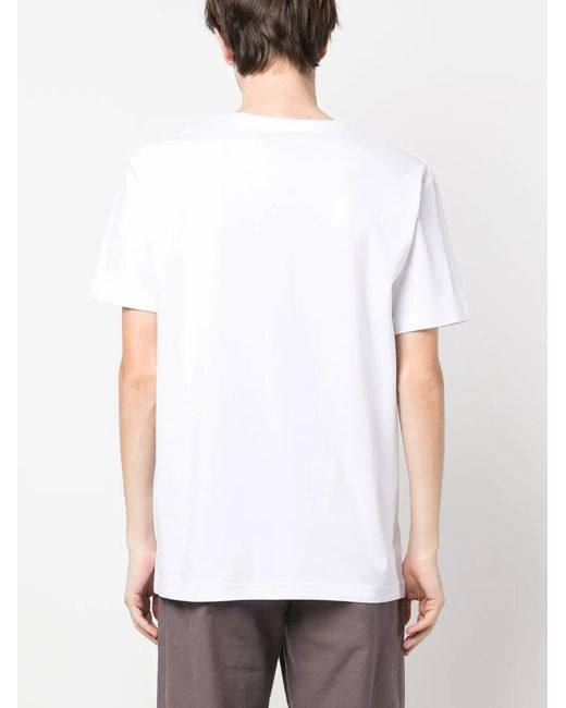 Iceberg White Logo-Print Short-Sleeved T-Shirt for men