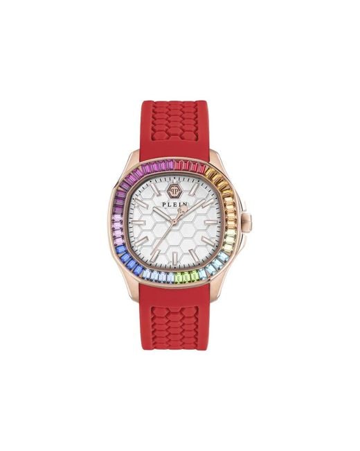 Philipp Plein Red Pectre Lady 38Mm Watch