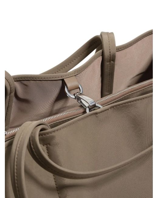 Bimba Y Lola Brown Large Chihuahua Zip-Top Tote Bag