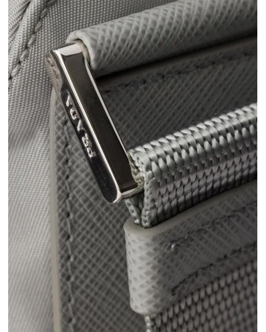 Prada Gray Re-Nylon Shoulder Bag