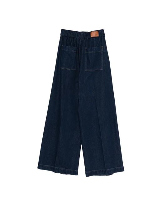 Forte_forte Blue Jean À Taille Élastique