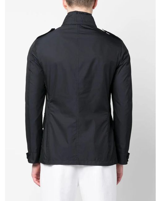 Moorer Black Porto Lightweight Jacket for men