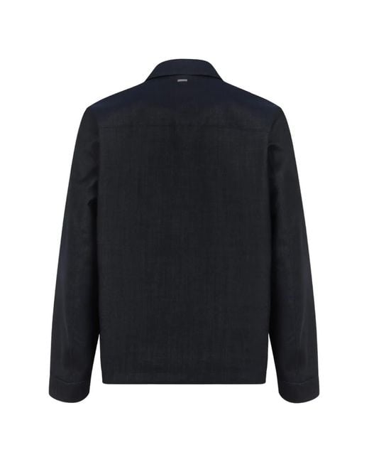 Herno Blue Zip-Up Jacket for men