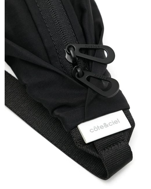 Côte&Ciel Black Adda Shoulder Bag for men
