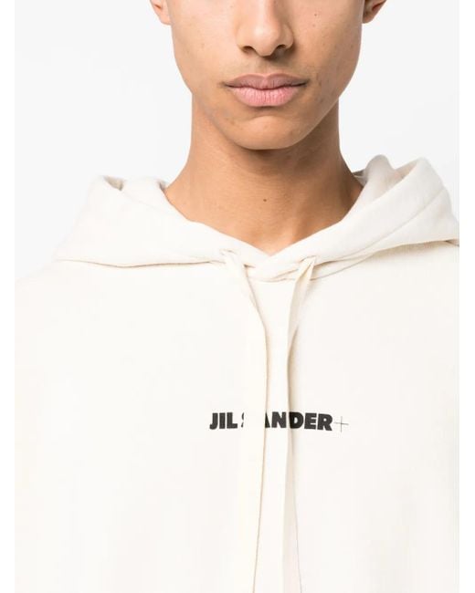 Jil Sander Baumwoll-Hoodie für Männer in Natural für Herren
