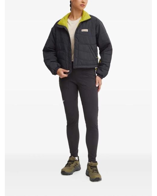 Columbia Black Wallowa Quilted Cropped Jacket