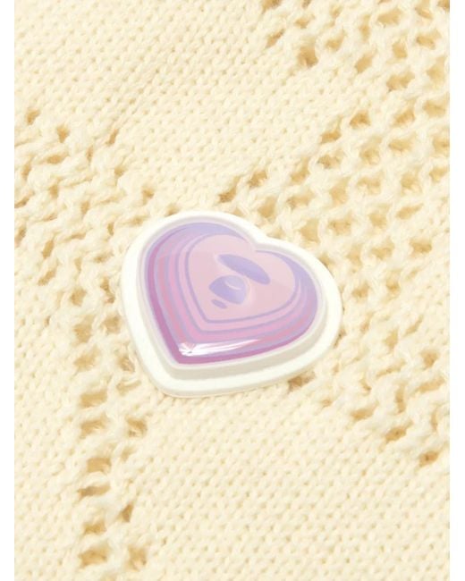 Aape By A Bathing Ape Natural Knitted Shirt