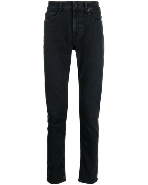 Boss Black Mid-Rise Slim-Fit Jeans for men