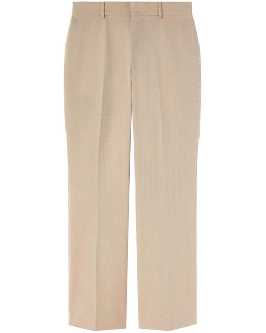 Palm Angels Natural Flared Trousers for men