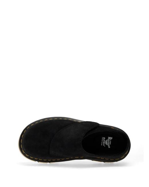 Dr. Martens Black Mules Zebzag Anywair En Daim