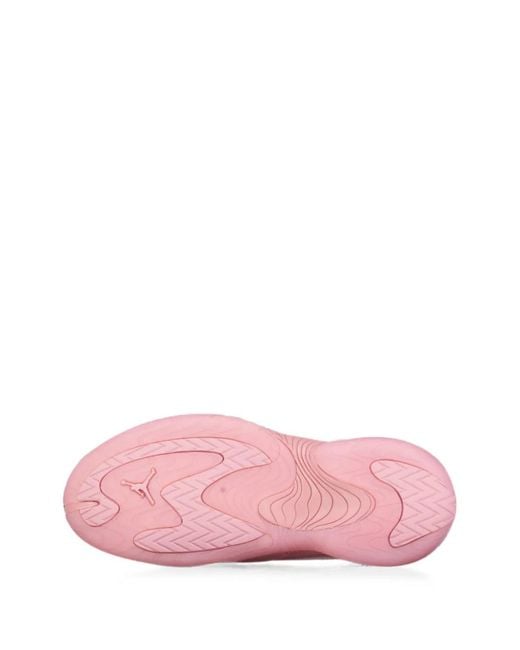 Nike Pink Pointe Chunky-Sole Touch-Strap Sneakers
