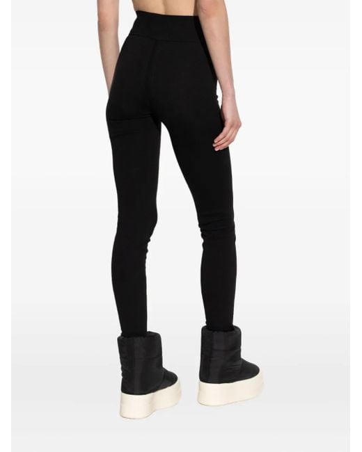 Rick Owens Black Wollhose mit hohem Bund