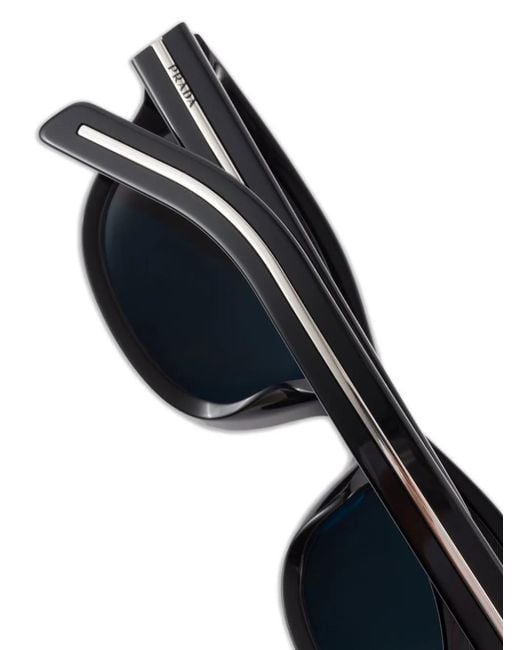 Prada Gray Polarised Crystal Lenses Frame Sunglasses for men