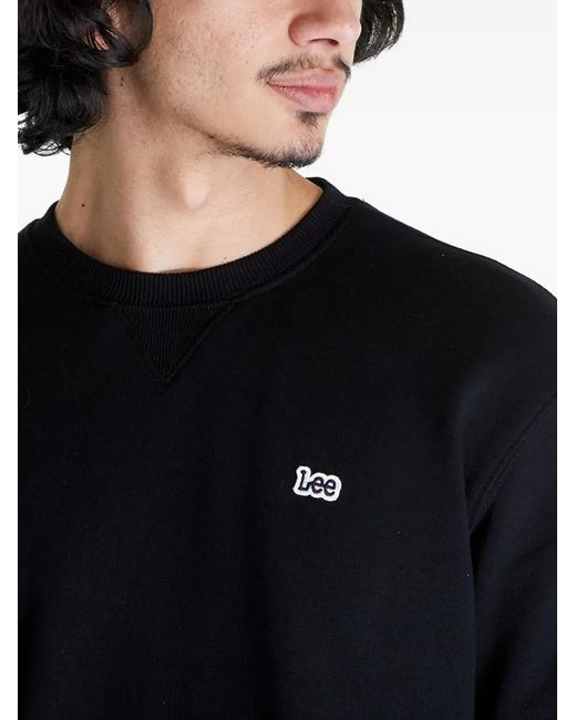 Lee Jeans Blue Logo-Patch Sweatshirt for men