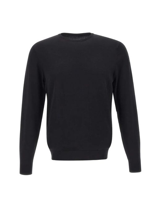 Rrd Blue Maxell Logo-Patch Fine-Knit Top for men