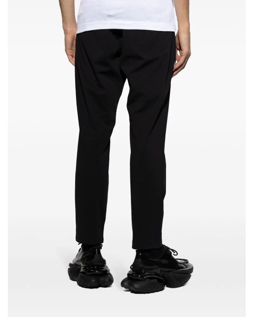 Dolce & Gabbana Black Cotton Track Pants for men
